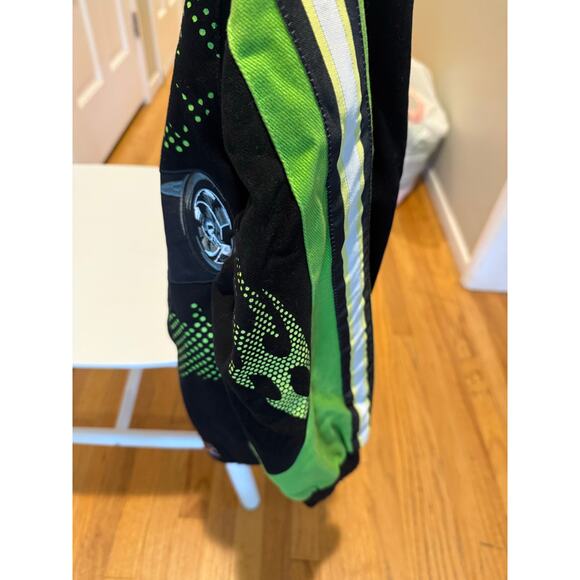 Hotwheels Burning Rubber Kids Racing Jacket by JH Design Kids XL - Picture 3 of 4